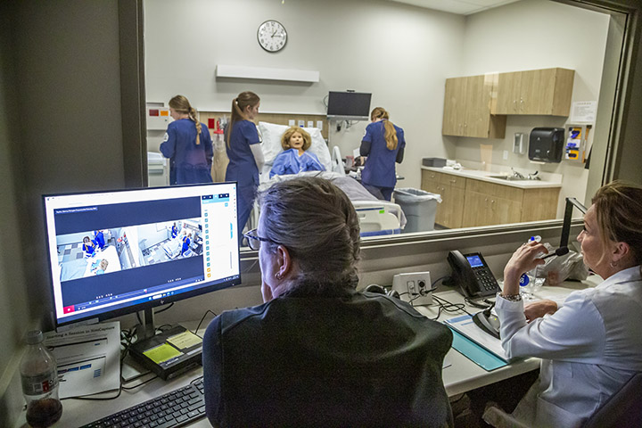 The nursing program at Northern Wyoming Community College District is proud to have a new space, and all new learning labs for students Brand new hi-fidelity simulation labs for nursing students