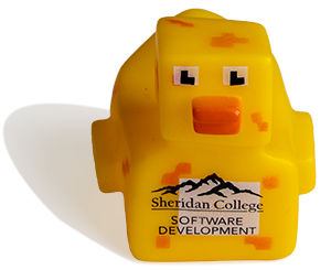 Contact us to get your very own Sheridan College Rubber Duck! Sheridan College Rubber Duck