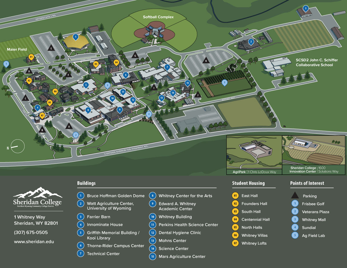 SC-Campus-Map-2024 Sheridan College Campus Map image
