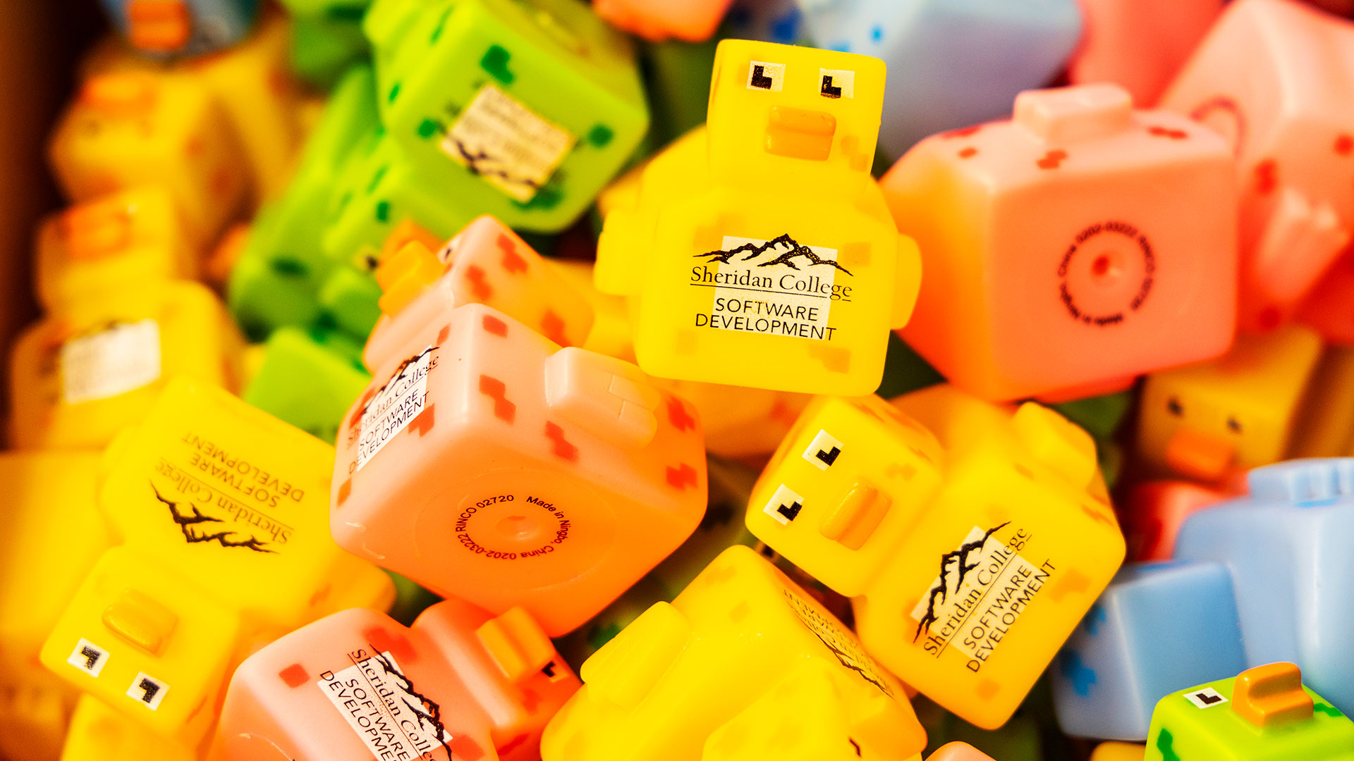 The term "rubber duck debugging" can be traced back to a 1999 book by Andrew Hunt and David Thomas called “The Pragmatic Programmer.” In the book, the authors describe a method used to articulate a problem by explaining it to a rubber duck, line-by-line. By doing so, the programmer can find the solution to the problem simply by explaining it out loud. Sheridan College photo of rubber duckies